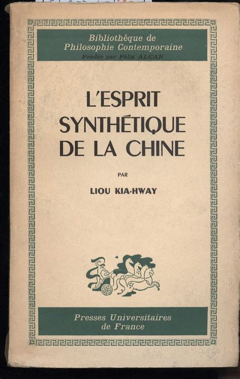 mentalité chinoise|Lesprit synthétique de la Chine : étude de la mentalité chinoise。